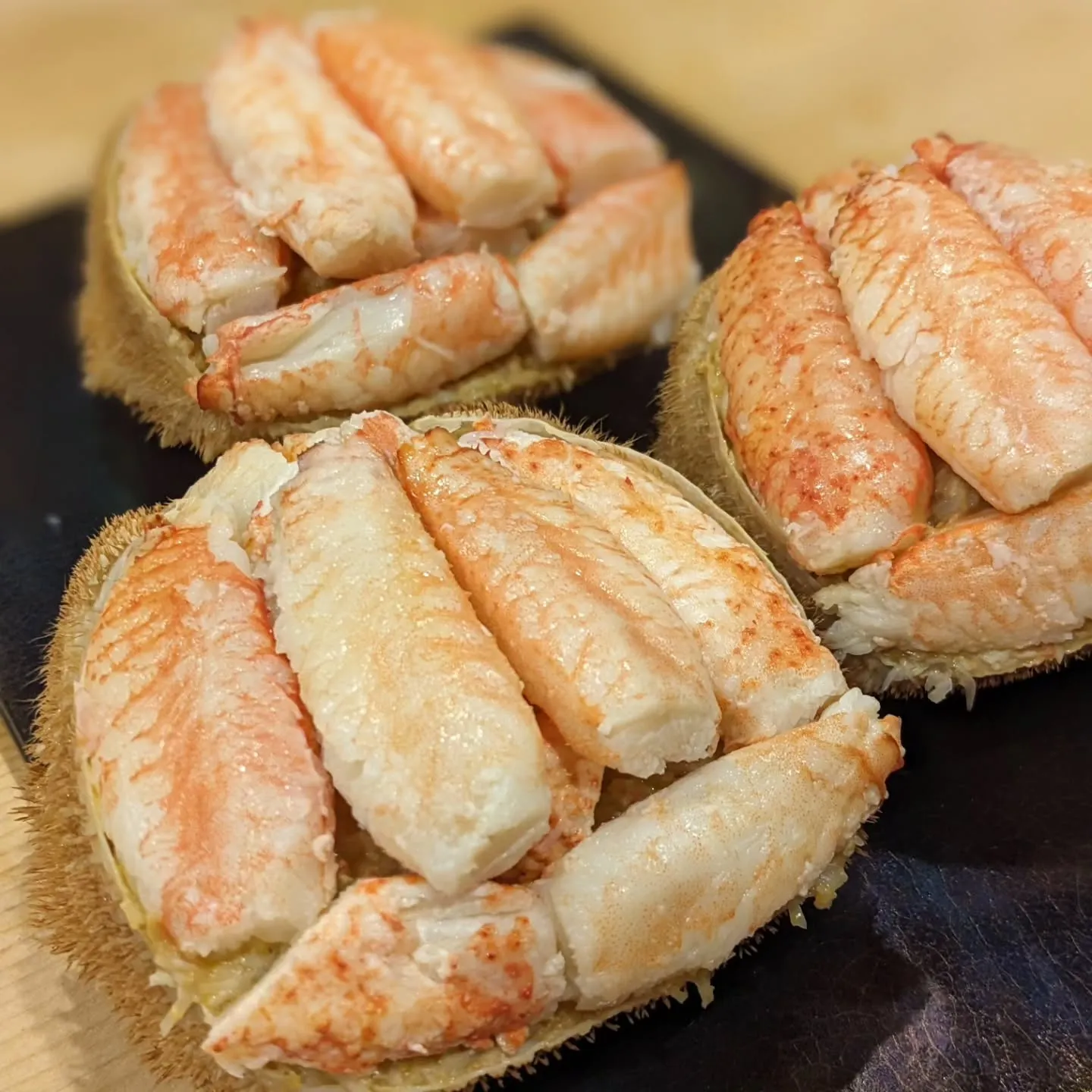 北海道の毛ガニ🦀です。